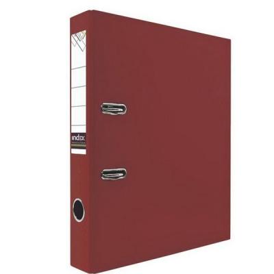 Папка-регистратор с покрытием PVC, 50 мм, А4, красная IND 5/30 PVC КР