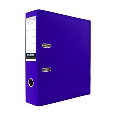 Папка-регистратор с покрытием PVC, 80 мм, А4, фиолетовая IND 8/24 PVC ФИОЛ