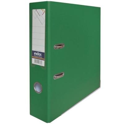 Папка-регистратор с покрытием PVC и металлической окантовкой, 0 мм, А4, зеленая IND 8/50 PP NEW GN