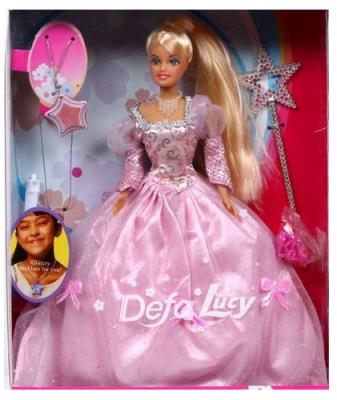 Кукла Defa Lucy Фея 29 см в розовом платье 8324pink