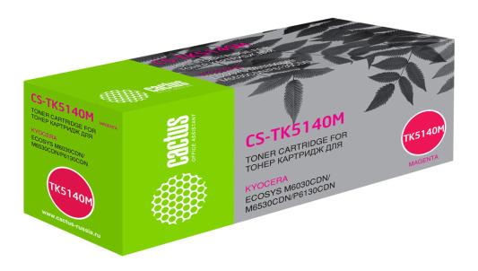 Картридж Cactus CS-TK5140M для Kyocera Mita M6030cdn/M6530cdn/P6130cdn Ecosys пурпурный 5000стр