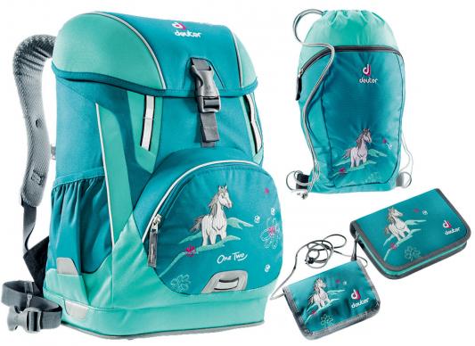 Школьный рюкзак с наполнением Deuter OneTwo 20 л голубой 3830116-3037/SET2