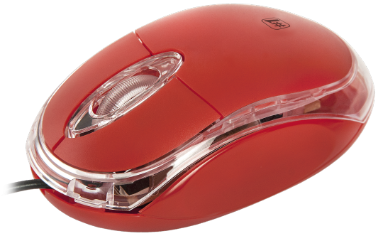 Мышь проводная DEFENDER MS-900 красный USB 52901