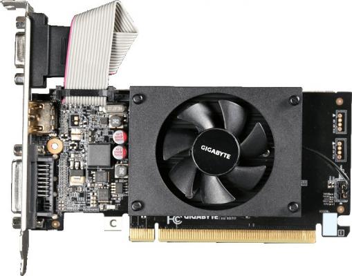 Видеокарта GigaByte GeForce GT 710 GV-N710D3-2GLV2.0 PCI-E 2048Mb 64 Bit Retail (GV-N710D3-2GLV2.0)