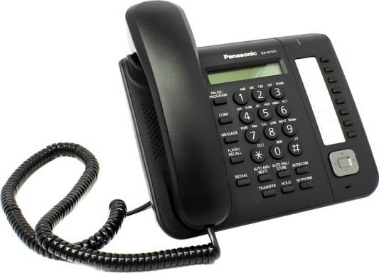 Телефон IP Panasonic KX-NT551RUB черный