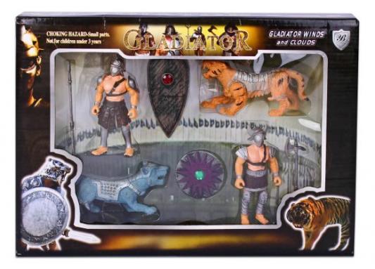 Игровой набор Shantou Gepai "Гладиаторы с тиграми" 10 см 8818
