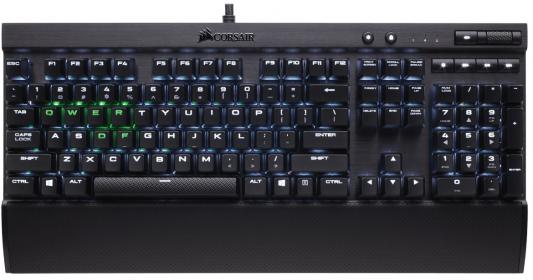 Клавиатура проводная Corsair Gaming K70 Lux RGB USB черный Cherry MX RGB Red CH-9101010-RU