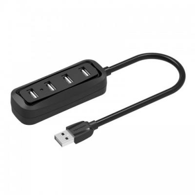 Концентратор USB Vention VAS-J43-B015 4 порта USB2.0 черный