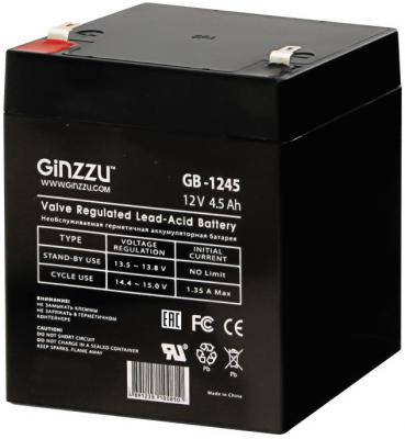 Батарея Ginzzu GB-1245 12V/4.5Ah