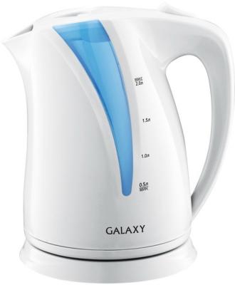Чайник GALAXY GL0203 2200 Вт белый 2 л пластик