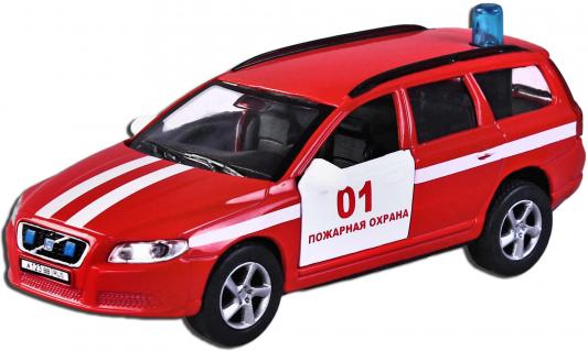 Машина Пламенный мотор 1:32 Volvo V70 Пожарная охрана 16 см красный  87498