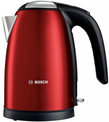Чайник Bosch TWK7804 2200 Вт красный 1.7 л нержавеющая сталь