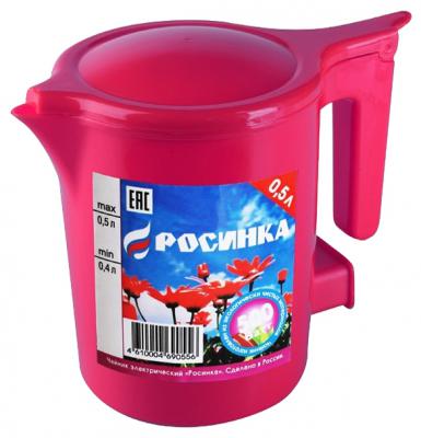 Чайник Росинка ЭЧ-0,5/0,5-220 500 Вт рубиновый 0.5 л пластик