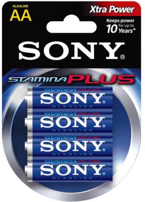 Батарейки Sony Stamina Plus AA 4 шт AM3B4D