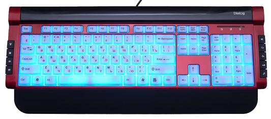 Клавиатура Dialog Katan KK-L06U USB красный