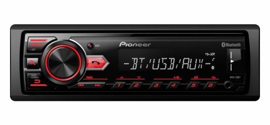 Автомагнитола Pioneer MVH-29BT USB MP3 FM 1DIN 4x50Вт черный