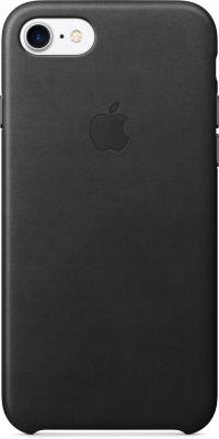 Накладка Apple Leather Case для iPhone 7 чёрный MMY52ZM/A