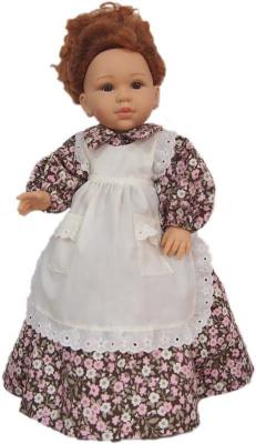 Кукла Paola Reina Долореc 42 см 06097 в коричнево-розовом платье