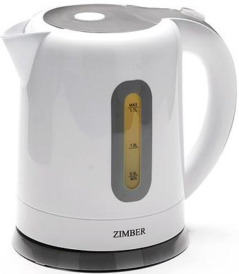 Чайник Zimber 10671-ZM 2200 Вт белый 1.7 л пластик