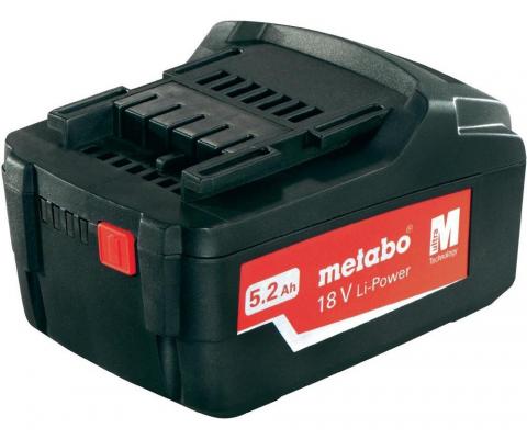 Аккумулятор Metabo 18 В 5.2 Ач LI-Power Extreme 625592000
