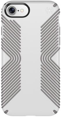 Накладка Speck Presidio Grip для iPhone 7 серый белый