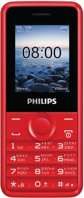 Мобильный телефон Philips Xenium E103 красный 1.77"