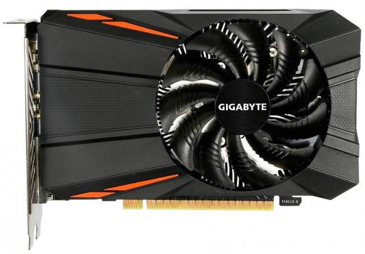 Видеокарта GigaByte GeForce GTX 1050 Ti GV-N105TD5-4GD PCI-E 4096Mb GDDR5 128 Bit Retail (GV-N105TD5-4GD)
