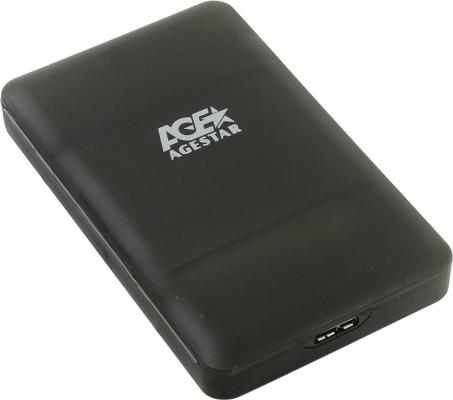 Внешний контейнер для HDD 2.5" SATA AgeStar 31UBCP3 USB3.1 пластик черный