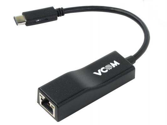 Переходник USB 3.1 Type-C на Ethernet RJ-45 10/100/1000 Mbps VCOM DU320