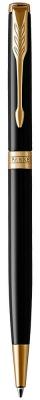 Шариковая ручка поворотная Parker Sonnet Core K430 Slim LaqBlack GT черный M 1931498