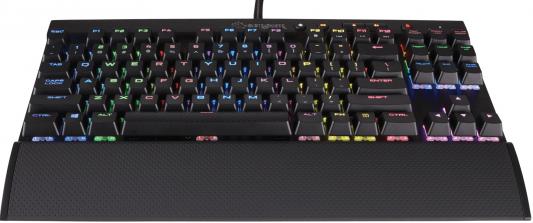 Клавиатура проводная Corsair Gaming K65 RGB Rapidfire USB черный Cherry MX Speed RGB CH-9110014-RU