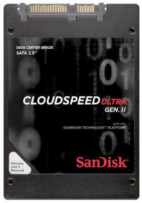 Твердотельный накопитель SSD 2.5" 800 Gb SanDisk CloudSpeed Ultra II Read 530Mb/s Write 460Mb/s MLC SDLF1DAM-800G-1JA2