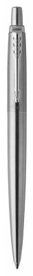 Шариковая ручка автоматическая Parker Jotter Core K63 Stainless Steel CT синий M 1953170