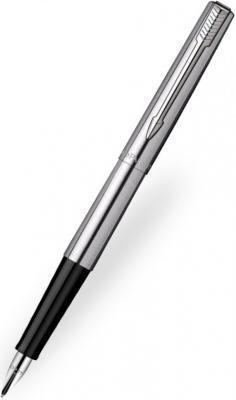 Перьевая ручка Parker Jotter Steel F61 Stainless Steel синий M 1955311