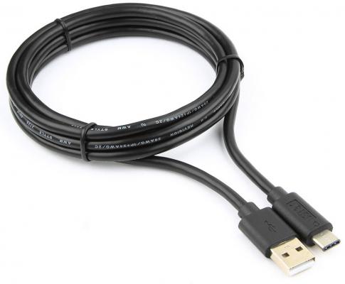 Кабель Type-C 1.8м Cablexpert CCP-USB2-AMCM-6 круглый черный