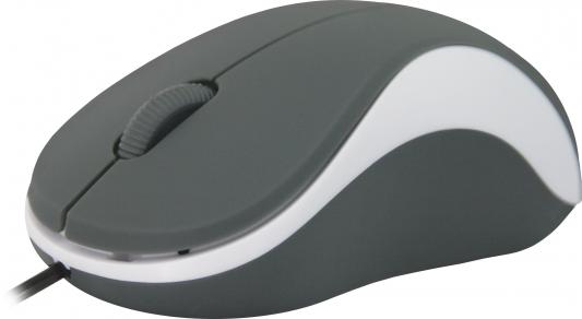 Мышь проводная Defender Accura MS-970 серый белый USB 52970