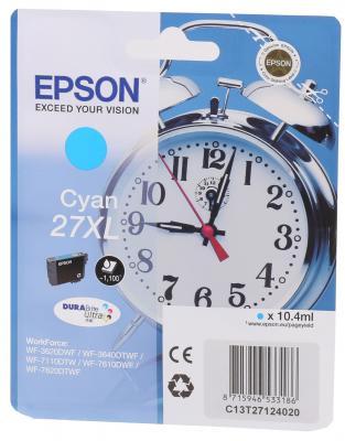 Картридж Epson C13T27024020 для Epson WF7110/7610/7620 голубой 350стр