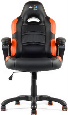 Кресло компьютерное игровое Aerocool AC80C-BO черно-оранжевый 4710700955055