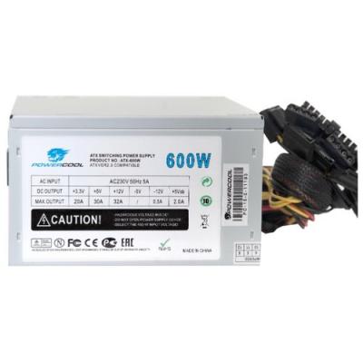 БП ATX 600 Вт PowerCool PC600-120-APFC-80P-O
