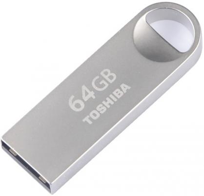 Флешка USB 64Gb Toshiba TransMemory U401 THN-U401S0640E4 серебристый