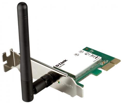 Беспроводной PCI адаптер D-Link DWA-525/10/B1A 802.11b/g/n 150Mbps WEP WPA WPA2 10шт