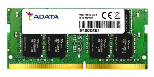 Оперативная память для ноутбуков SO-DDR4 8Gb PC19200 2400MHz A-Data AD4S240038G17-B