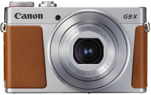 Фотоаппарат Canon PowerShot G9 X Mark II 20.2Mp 3xZoom серебристый 1718C002