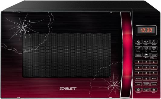 СВЧ Scarlett SC-MW9020S04D 700 Вт чёрный красный