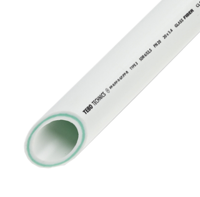 Труба полипропилен TEBO PN20 (стекловолокно) 20 (Размер: 20) 4м